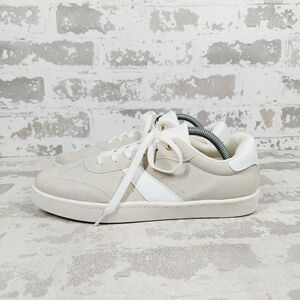 New Sincerely Jules Comfort Womens Memory Foam Sneakers Tan White Sneakers B190